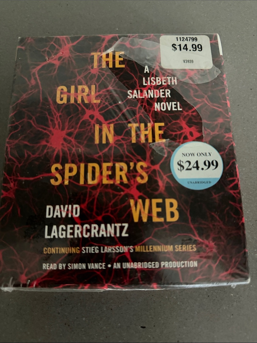 The Girl in the Spider's Web by David Lagercrantz -